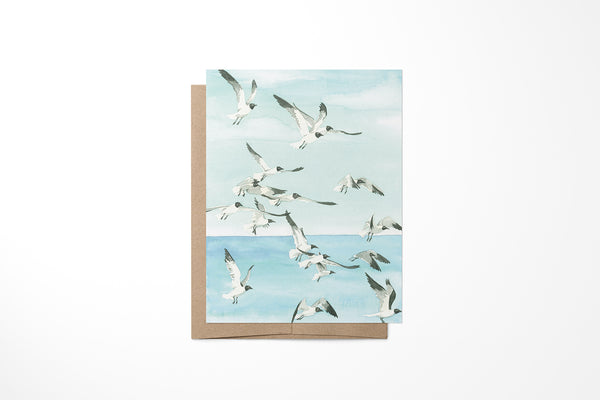 Birds in Flight Greeting Card