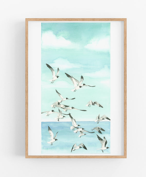 Birds In Flight Print