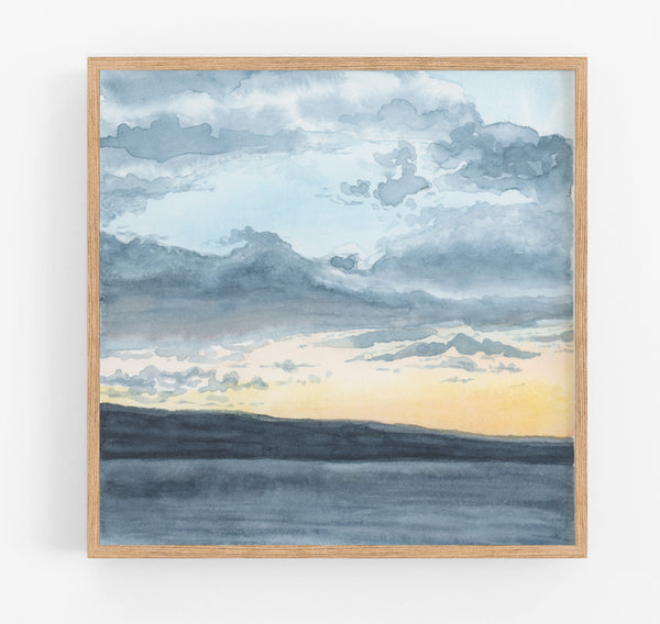 Lakeside Sunset Print