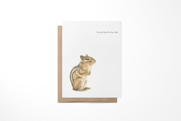 Chipmunk Greeting Card