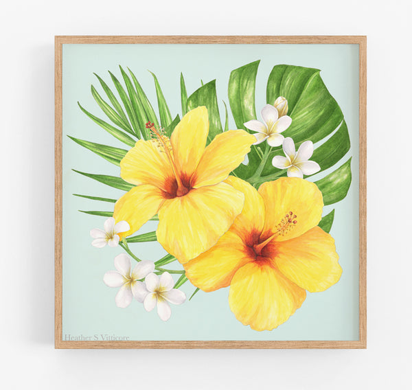Tropical Bouquet Print