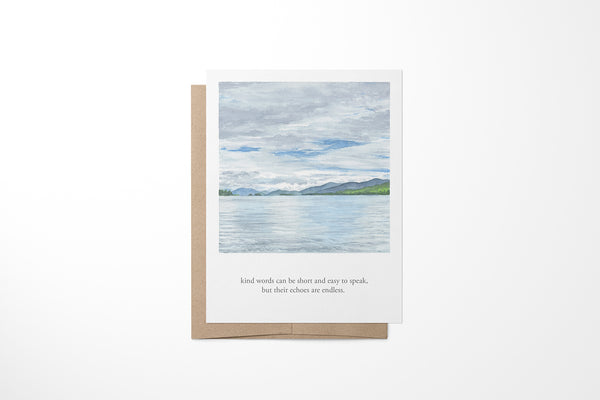 Mountain Lake Greeting Card
