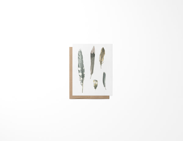 Feathers Mini Card