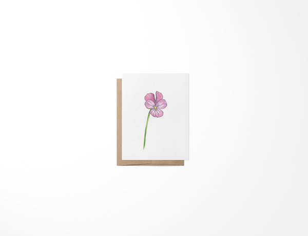Pansy Mini Card