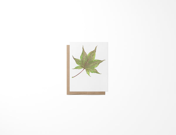 Maple Leaf Mini Card