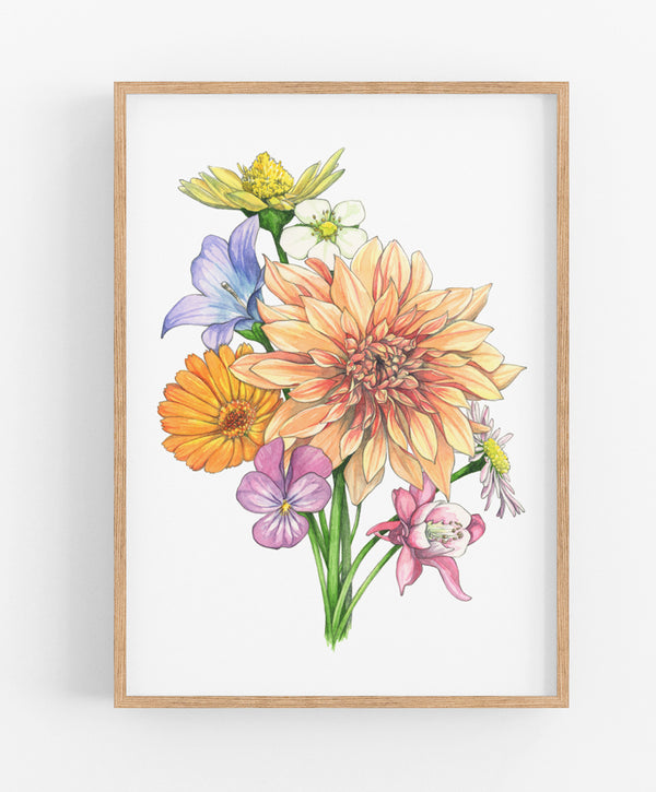 Field Bouquet Print