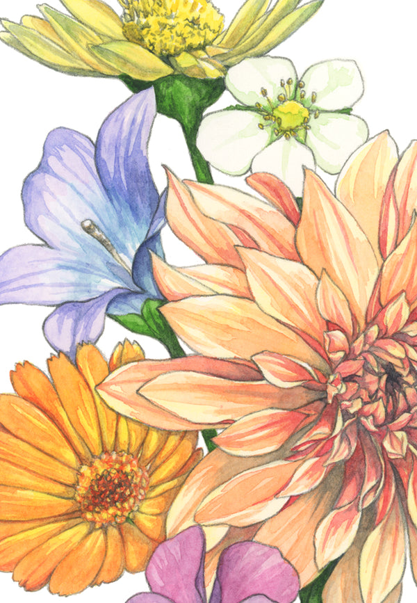 Field Bouquet Print