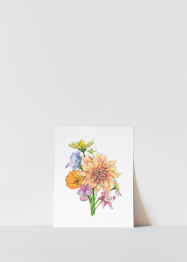 Field Bouquet Print