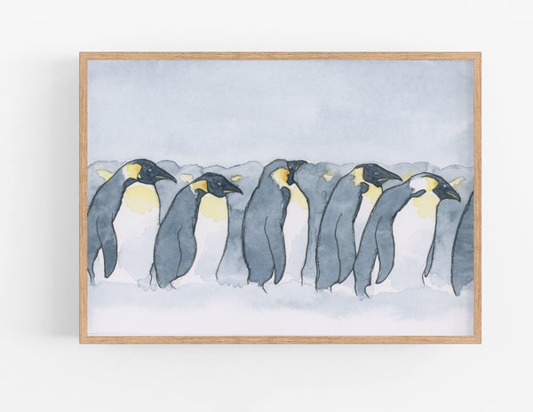 Penguin March Print
