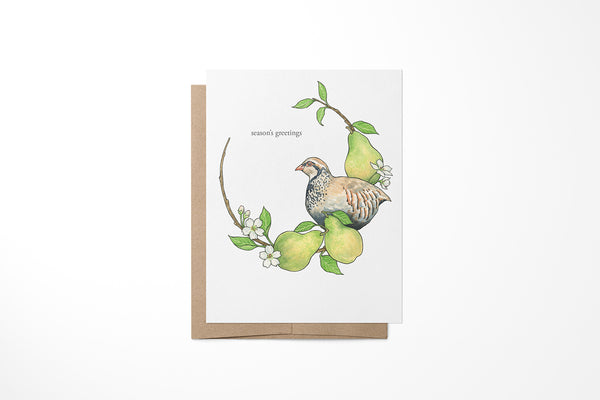 Partridge Greeting Card