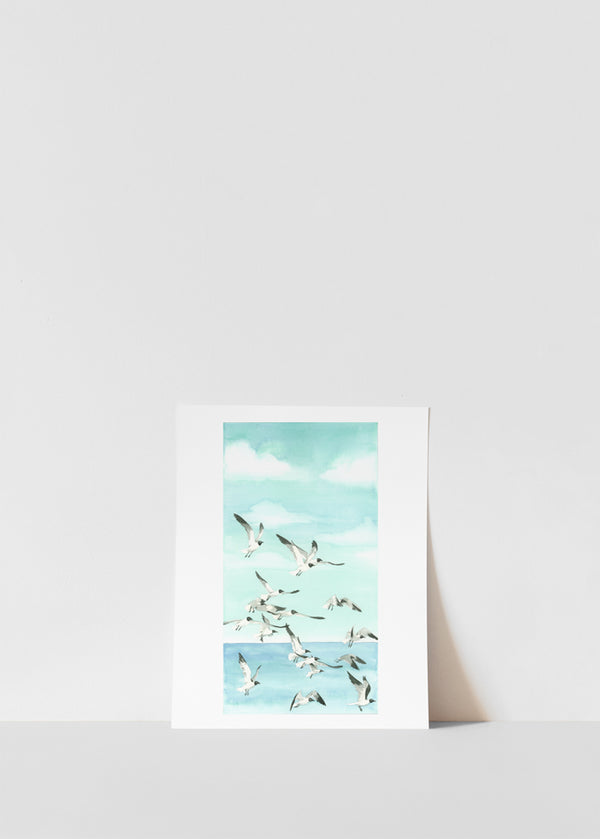 Birds In Flight Print