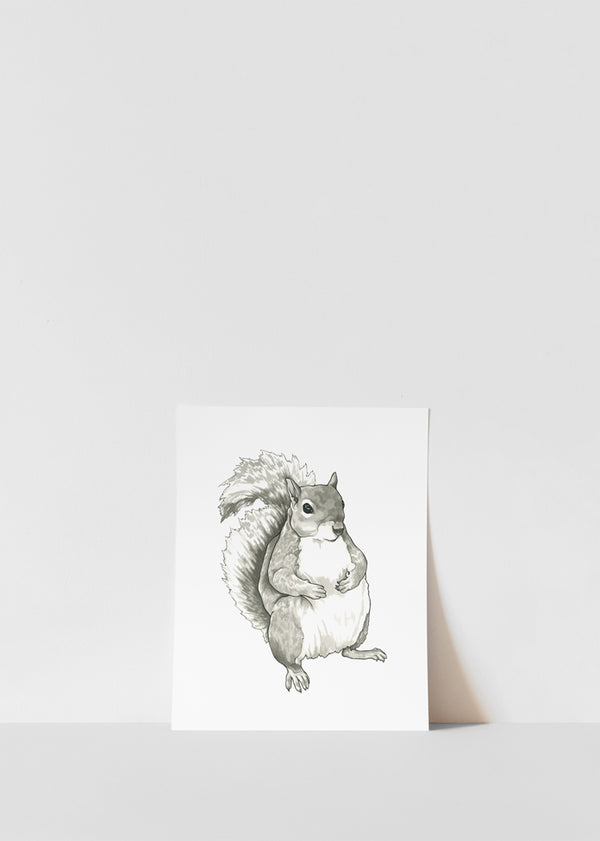 Earl the Squirrel Print