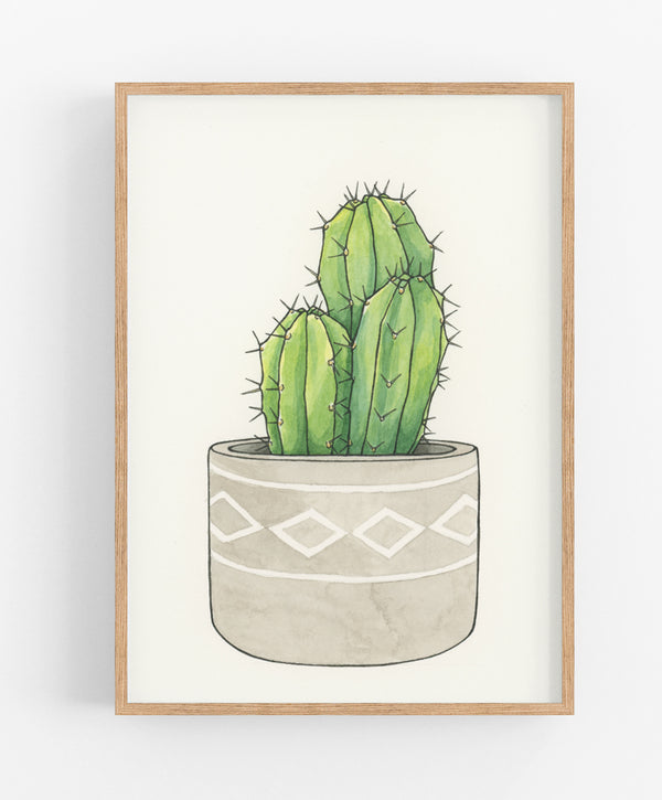 Tall Cactus Print