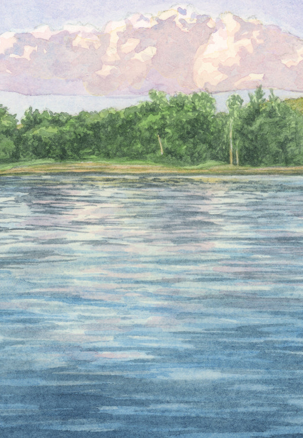 Lakeside Reflection Print