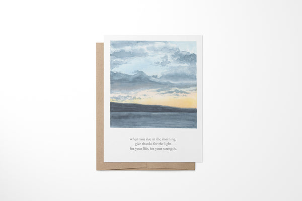 Lakeside Sunset Greeting Card