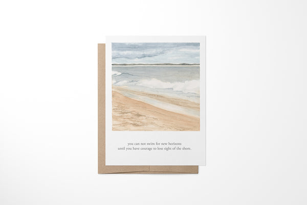 Coastline Greeting Card