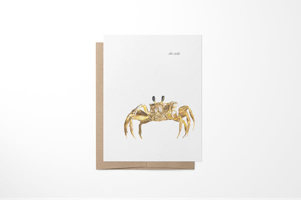 Crab Greeting Card
