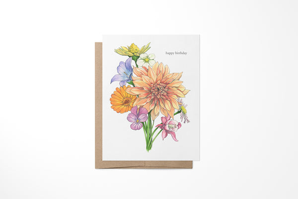 Field Bouquet Greeting Card