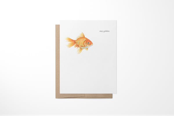 Goldfish Greeting Card